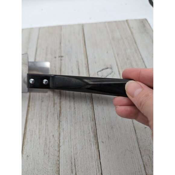Stainless Steel Cake Pie Server Slicer 10'' Flower Black Handle - Picture 7 of 8